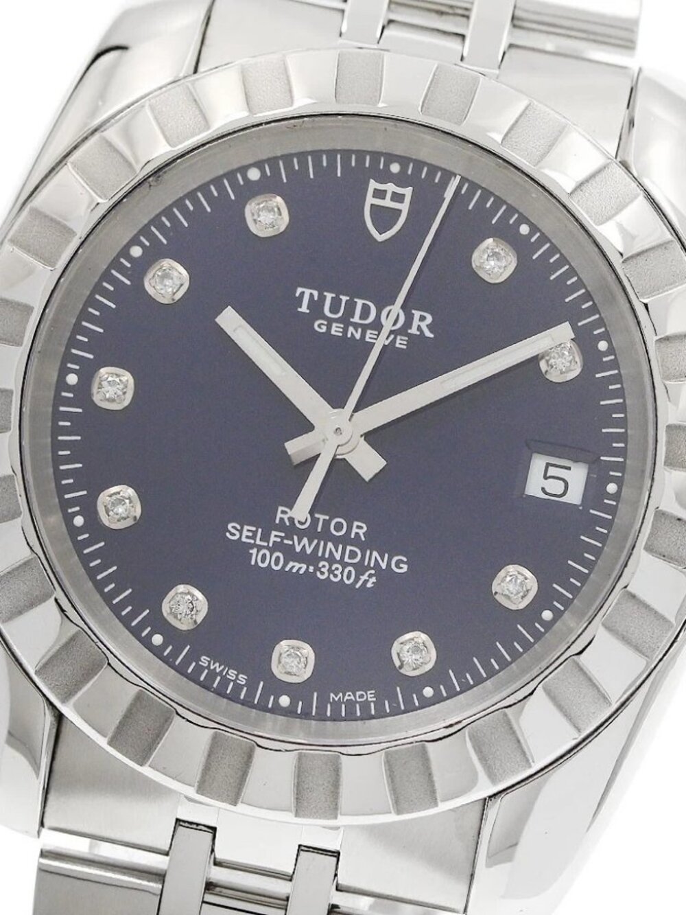 TUDOR Classic 21010 Date Navy Dial Automatic Men's Watch_948029 - Picture 5 of 7